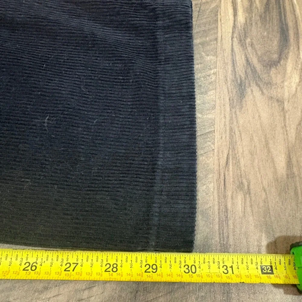 Vintage Y2K Nautica Corduroy Pants Mens 36x32 Black Straight Leg Casual Trousers